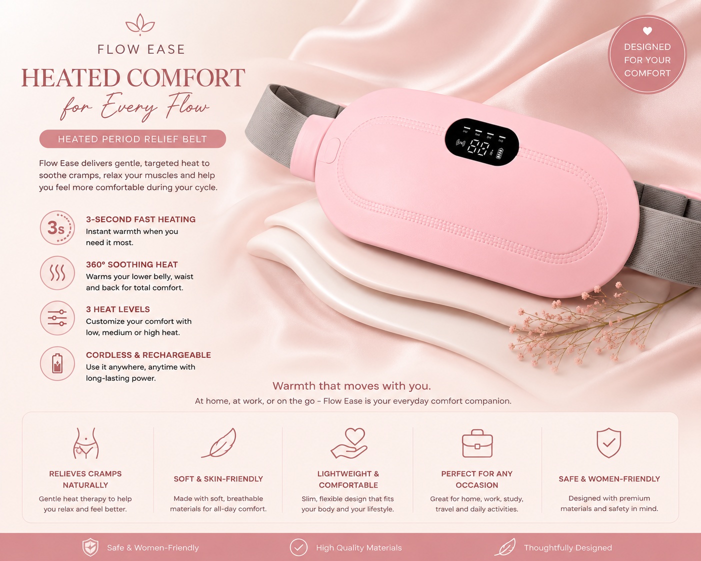 Flow Ease Heating Pad